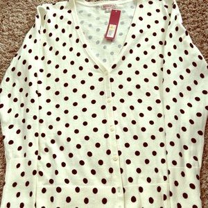 Merona Polka Dot cardigan